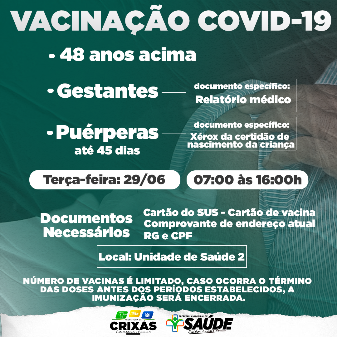 Lista De Data E Hor Rios Da Vacina O Contra A Covid Prefeitura De